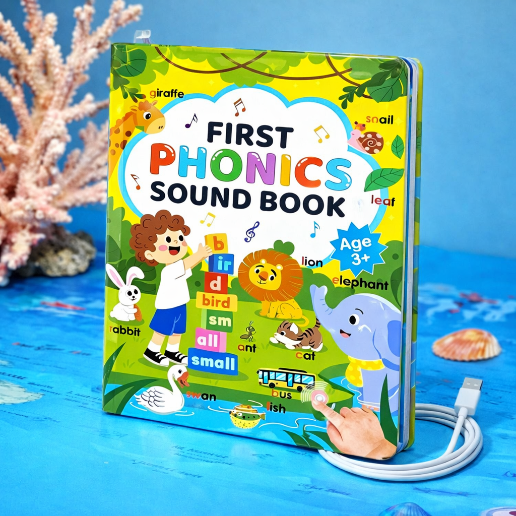 📚 Smart Phonics Sound Book – Learn to Read with Audio 🔊